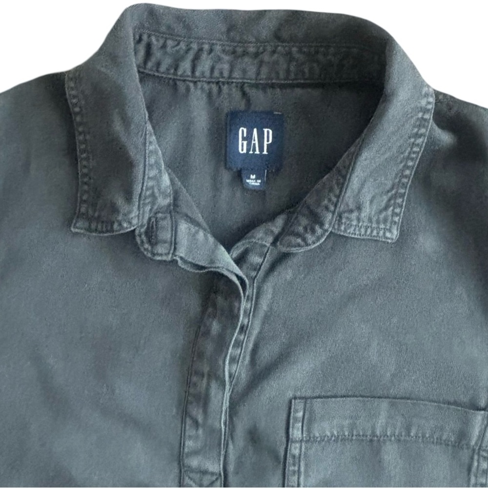 Gap Shift Shirt Dress -Charcoal gray - Medium - Picture 3 of 3